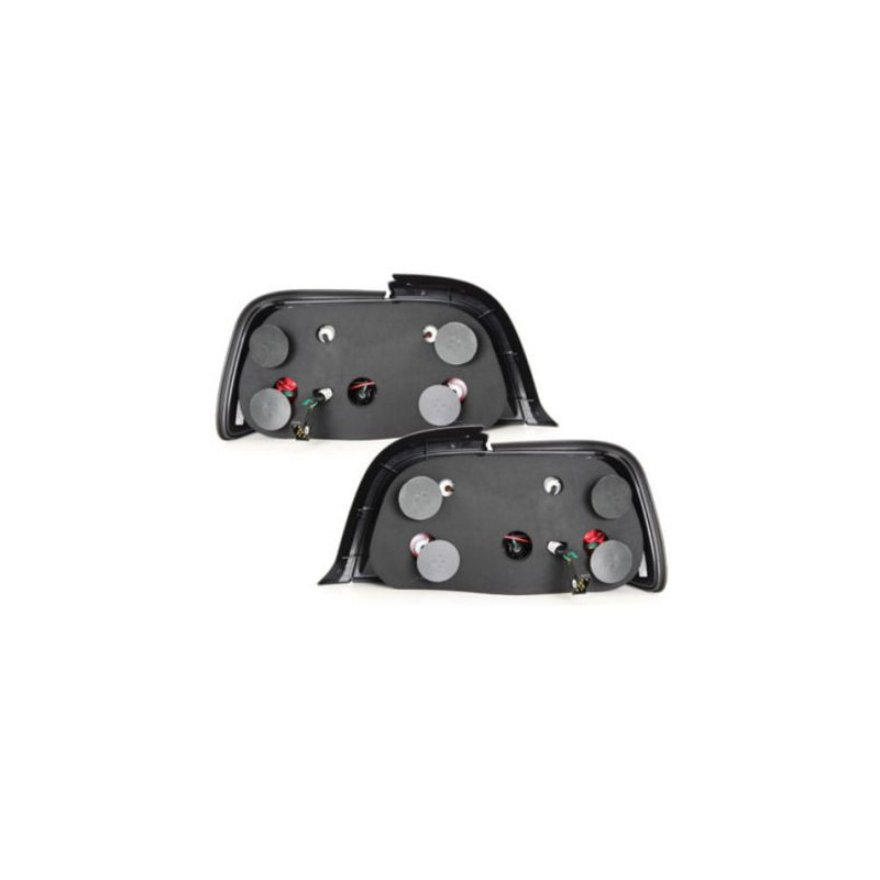 Кристални стопове BMW E36 (91-99) 4d sedan - опушен хром