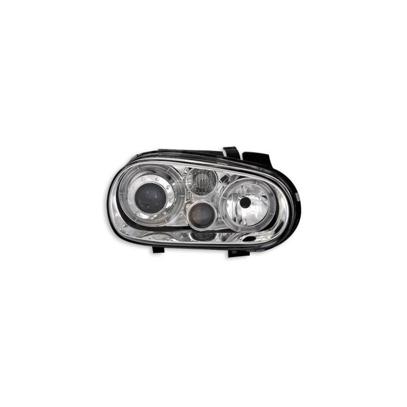 Кристални фарове Angel Eyes GOLF IV R32 - хром