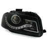 Кристални фарове за Audi A3 Dayline (2003-2008) - черни