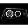 Кристални фарове за Audi A3 Angel Eyes (1996-2000) - черни