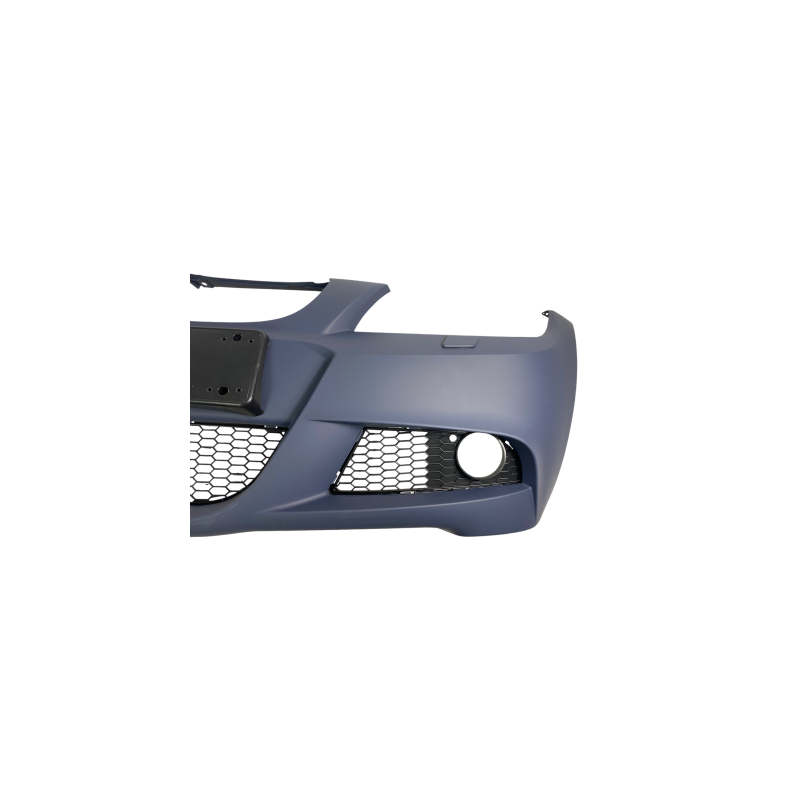 Предна броня за BMW E90 / E91 (2008+) - M-Tech дизайн с отвори за пръскалки, без парктроник грундирана