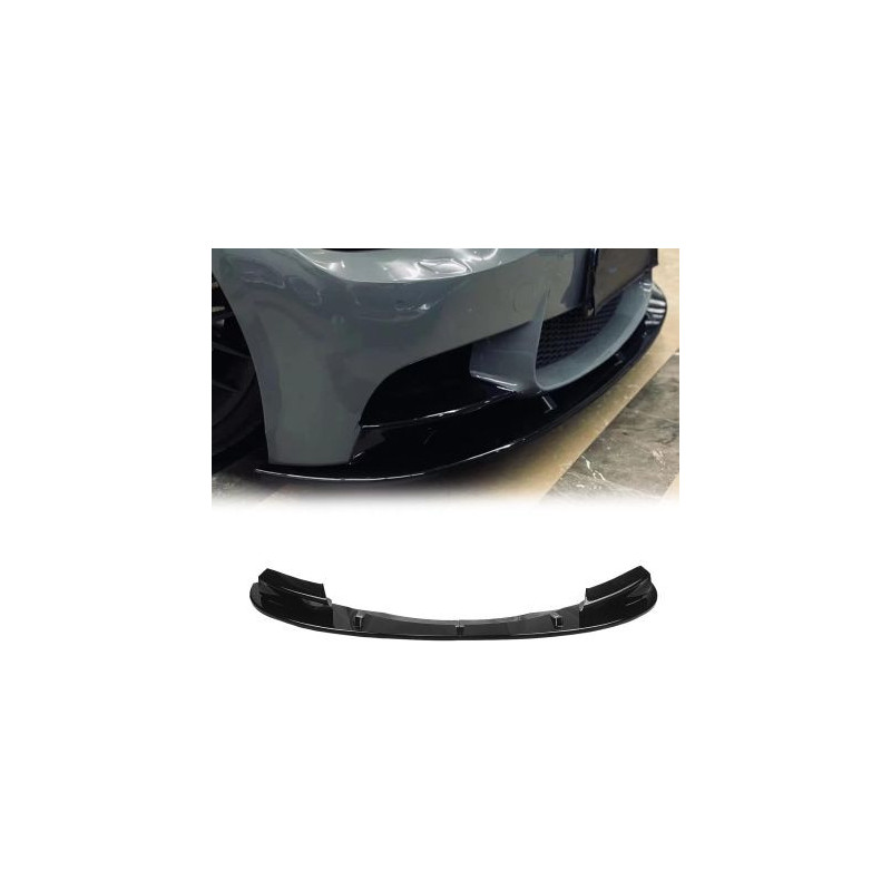 Добавка предна броня за BMW E90 M3 дизайн - черен гланц