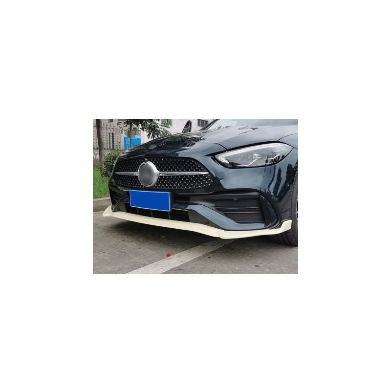 Добавка предна броня за Mercedes W206 C-class (2022+) Brabus Style - черен гланц