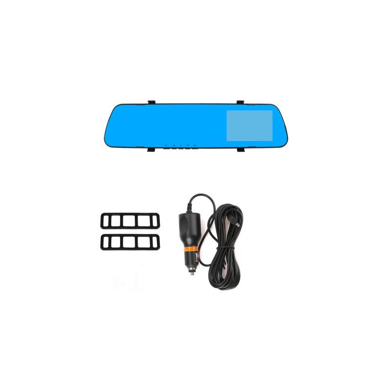 Видеорегистратор DVR 1080 FULL HD с 4,5" LCD дисплей в огледалото и камера за задно виждане и запис