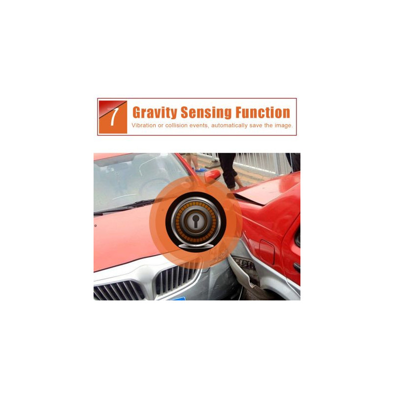 Видеорегистратор DVR 1080 FULL HD с 4,5" LCD дисплей в огледалото и камера за задно виждане и запис