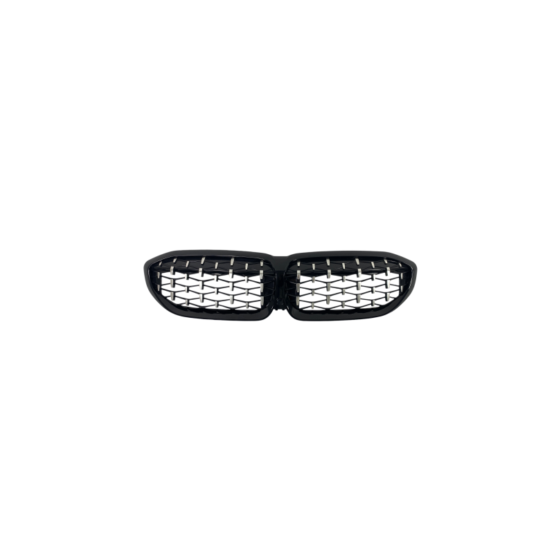 Решетки за BMW G20 (2018+) - Гланц - Diamond Design - хром / черно