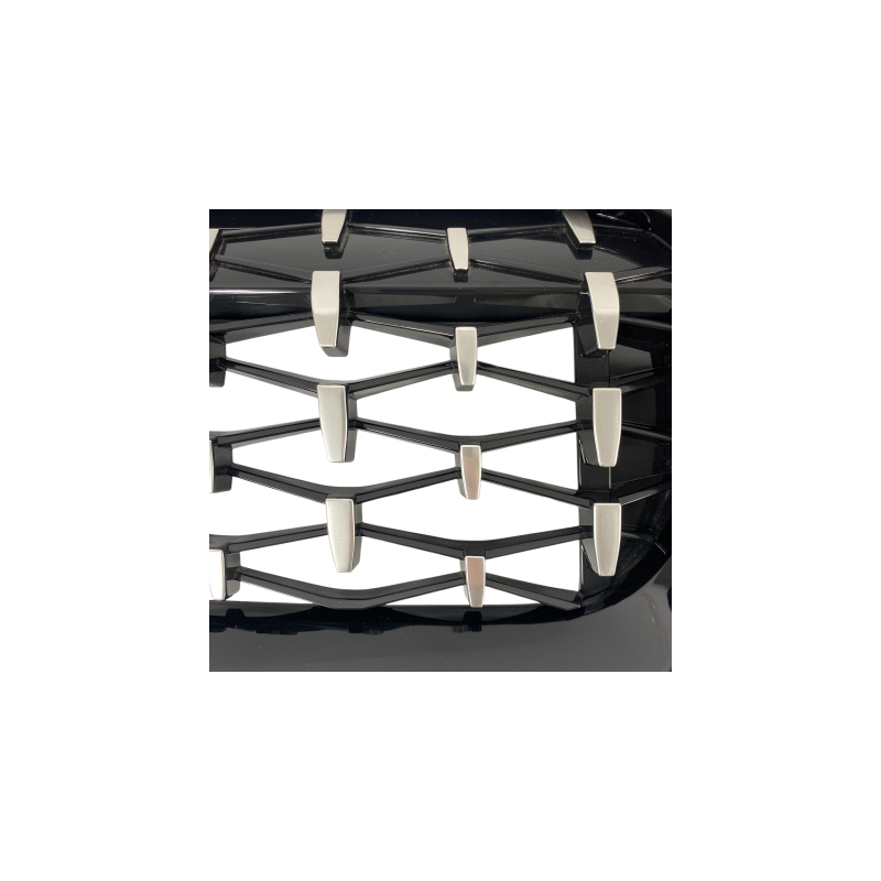 Решетки за BMW G20 (2018+) - Гланц - Diamond Design - хром / черно