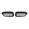 Решетки за BMW F30 (2011+) - Гланц - Diamond Design - хром / черно