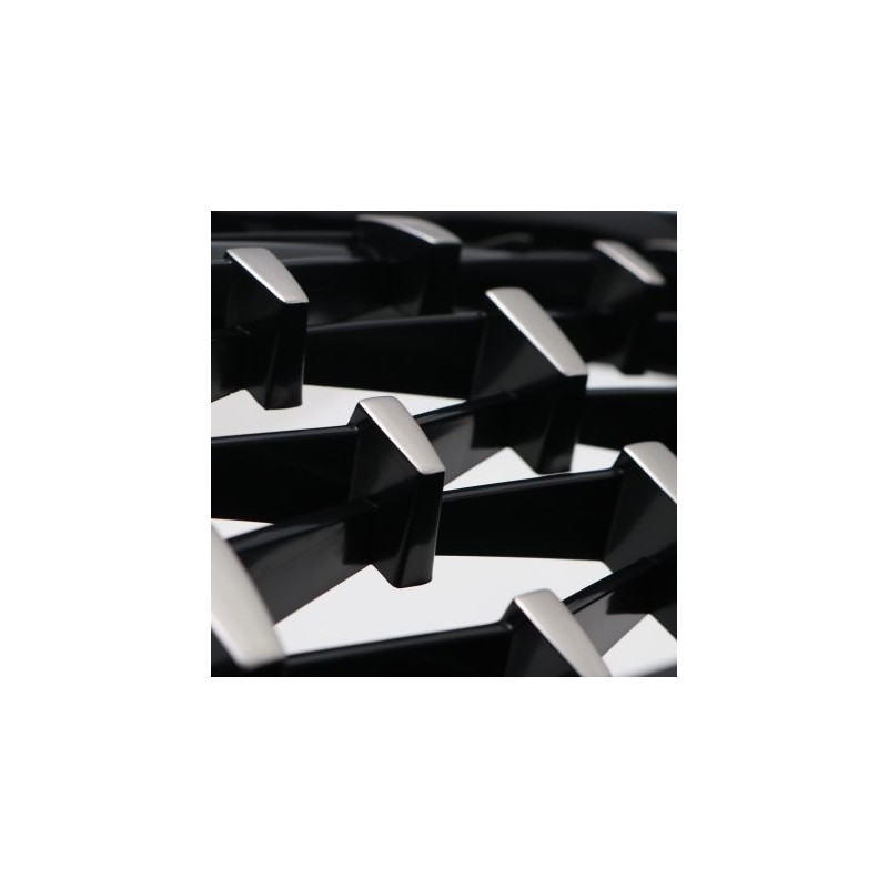 Решетки за BMW F30 (2011+) - Гланц - Diamond Design - хром / черно