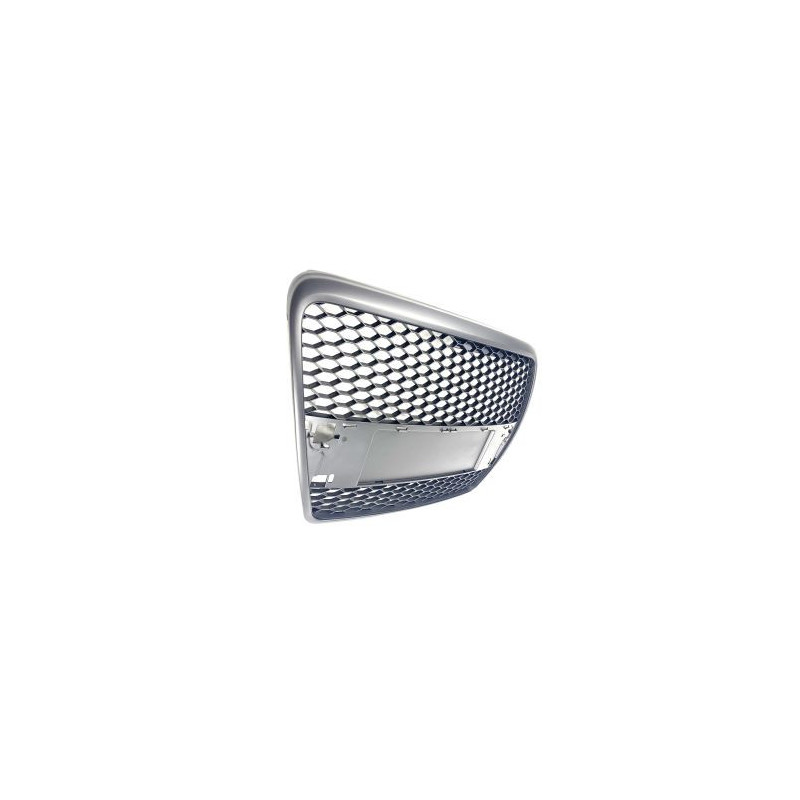 Решетка без емблема за Audi A6 4F (2004-2008) - черна RS Look