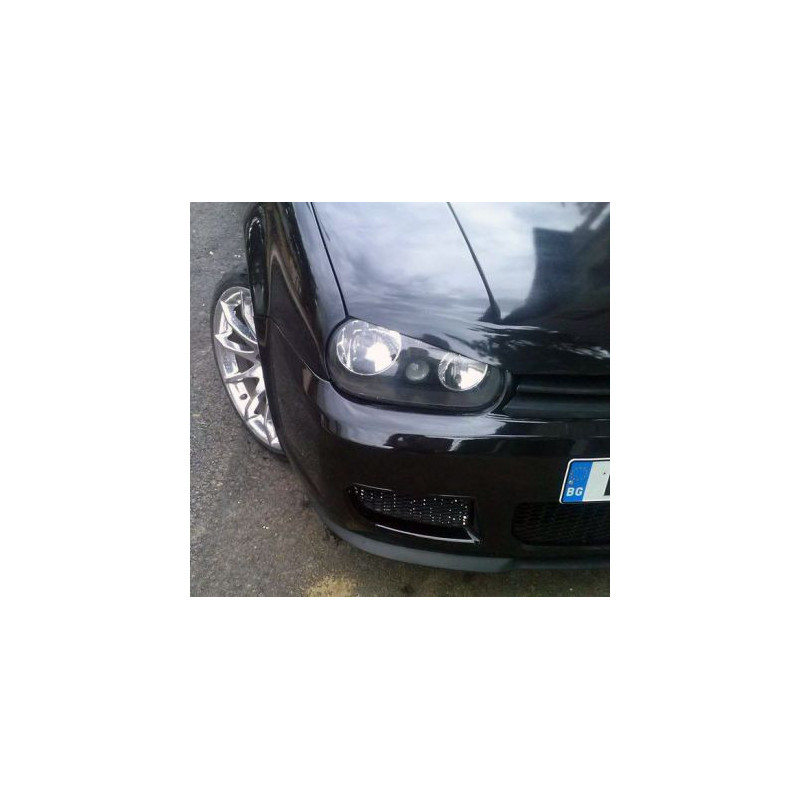 Предна броня за Golf 4 - R32 Дизайн с метални решетки - Jom