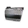 Решетка без емблема за Audi A4 B7 (2004-2007) - RS Look с хром рамка