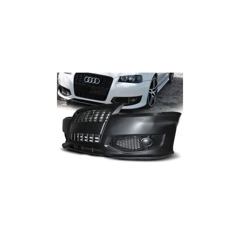 Тунинг предна броня за Audi A3 (1996-2003) - с черна решетка