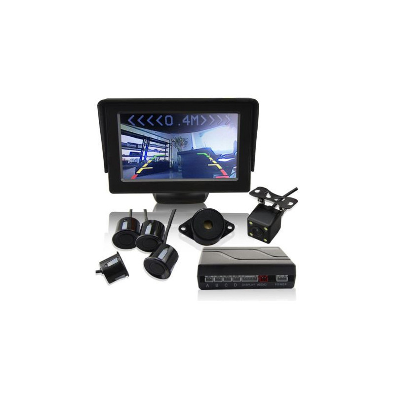 Парктроник с цветен дисплей 4,3" и камера