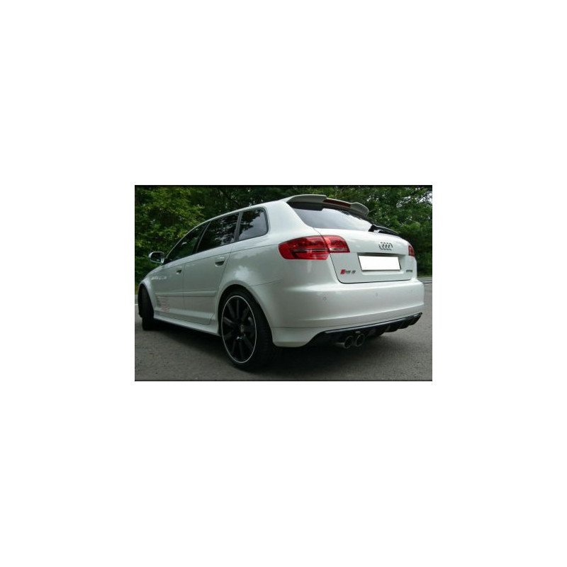 Спойлер антикрило за Audi A3 8P (2003-2012) S3 Design с 5 врати - черен гланц