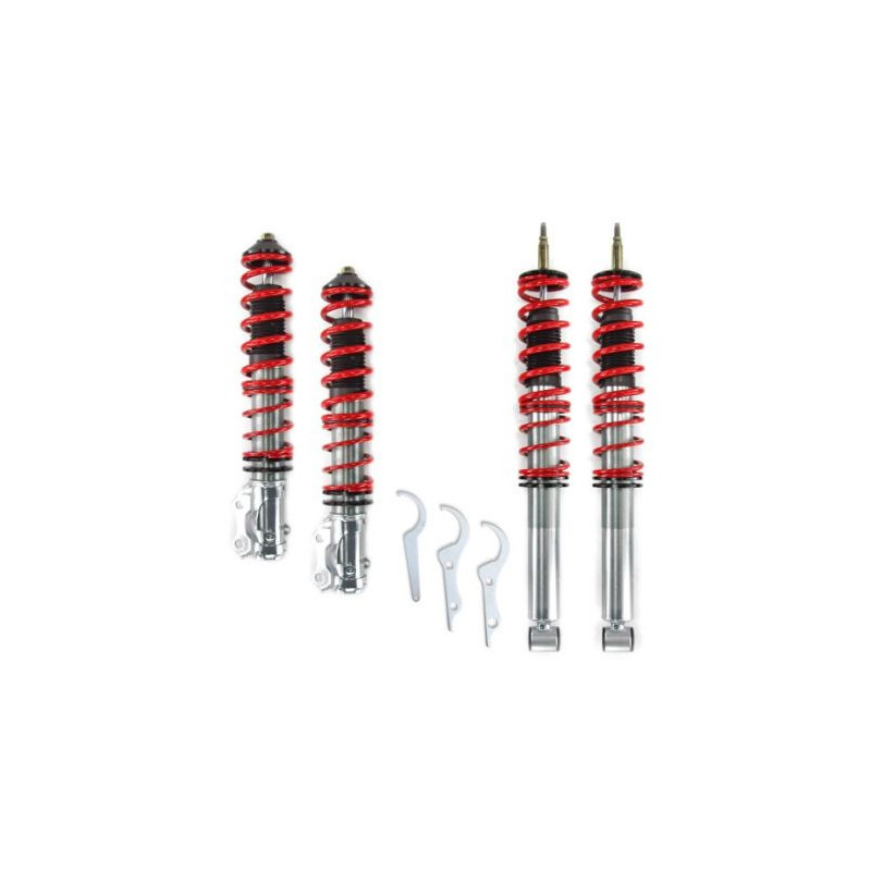 Регулируемо окачване за VW Golf 2 / Golf 3 / Jetta 2 - червено