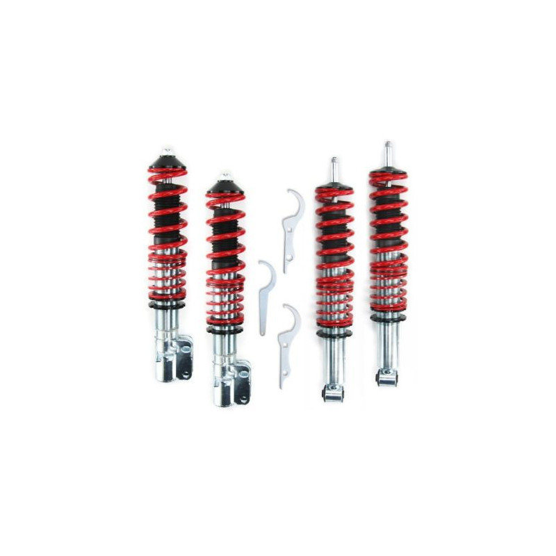 Регулируемо окачване за VW Golf 1 / Jetta 1 / Scirocco 1 & 2 - червено