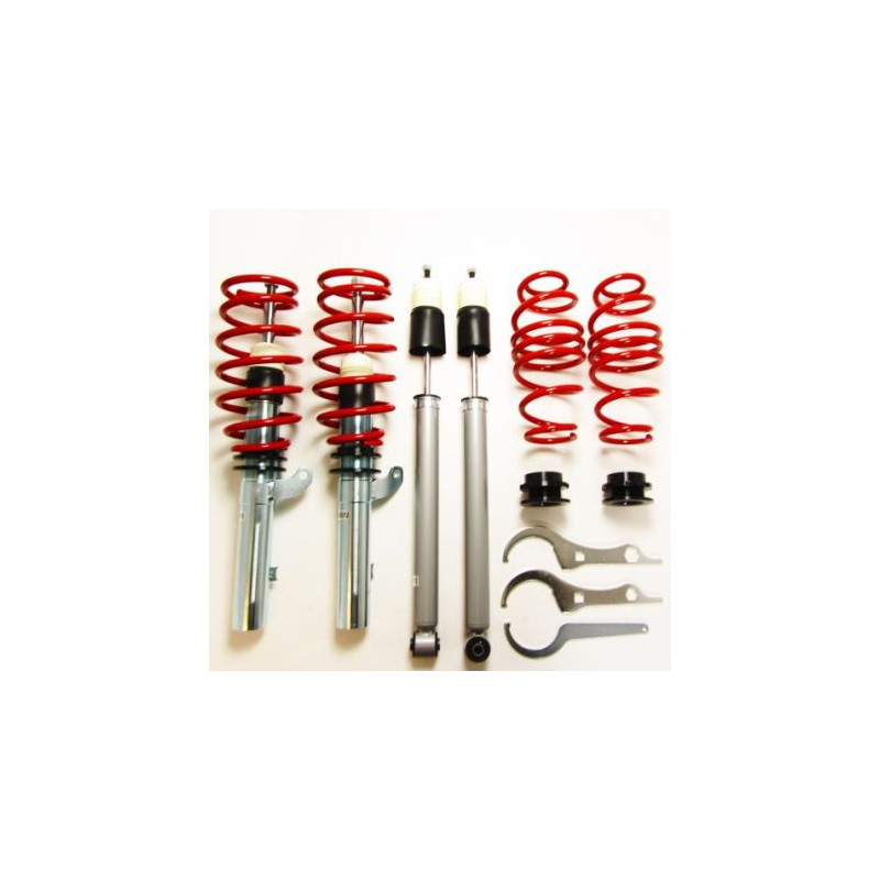 Регулируемо окачване за VW Golf 7 (2012+) - червено