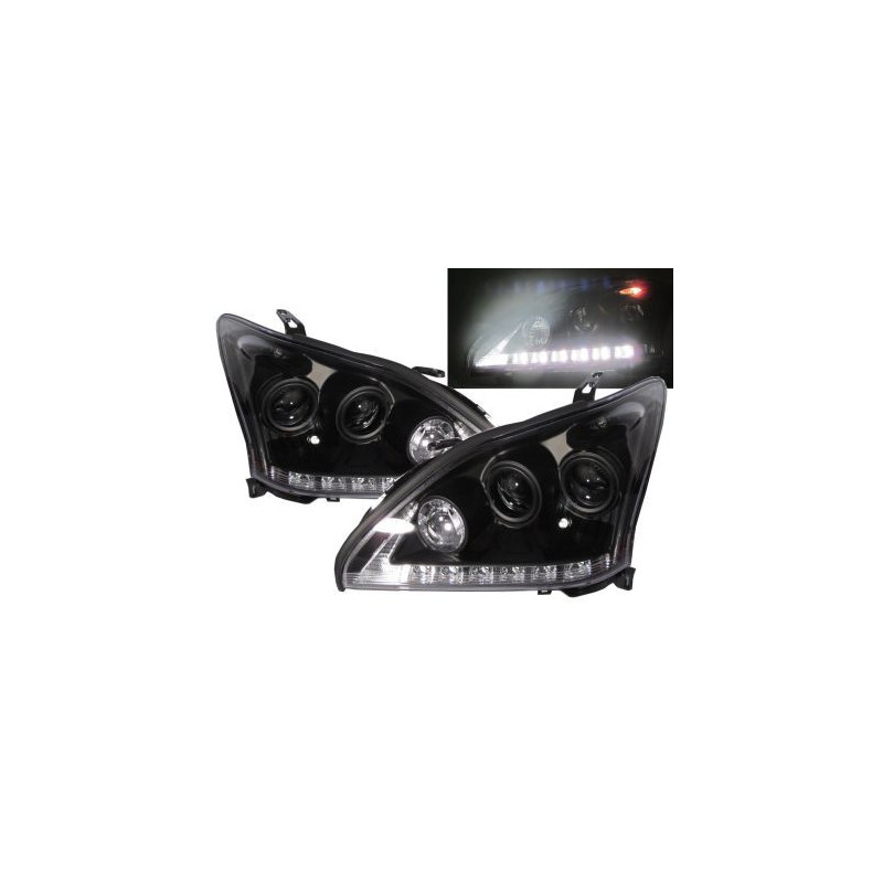 Тунинг фарове за LEXUS RX330 / 350 / 400 (2003-2008) - черни