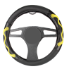 Калъф за волан 38см, с 3D жълти ленти
