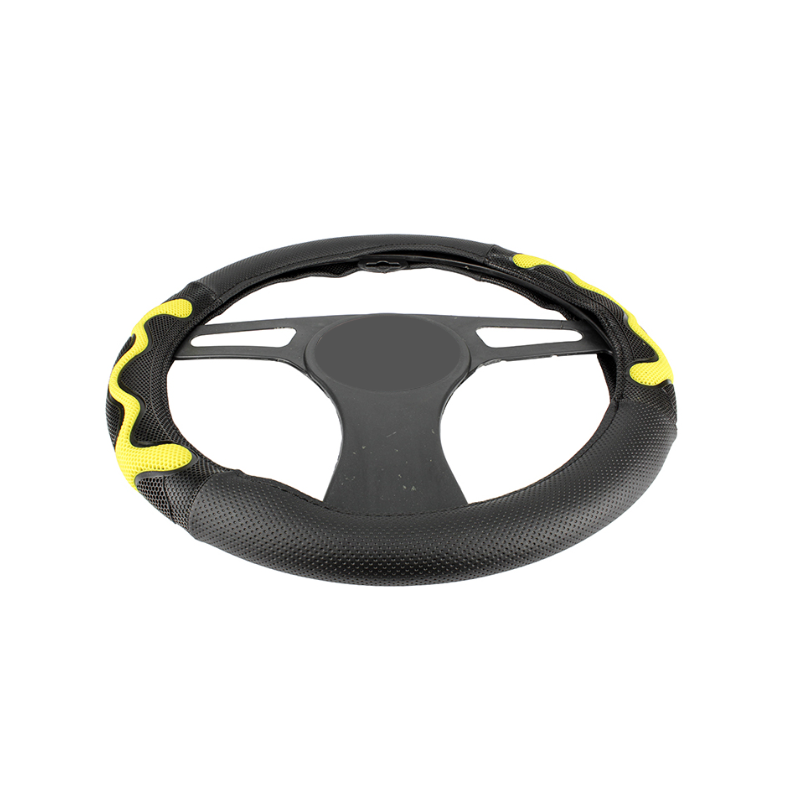 Калъф за волан 38см, с 3D жълти ленти