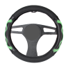Калъф за волан 38см, с 3D зелени ленти