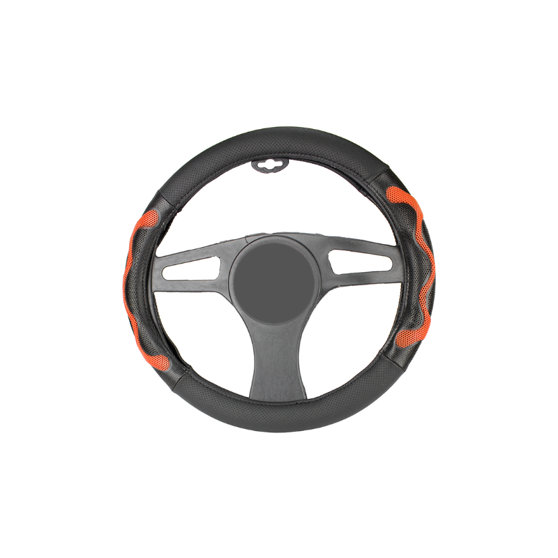 Калъф за волан 38см, с 3D оранжеви ленти