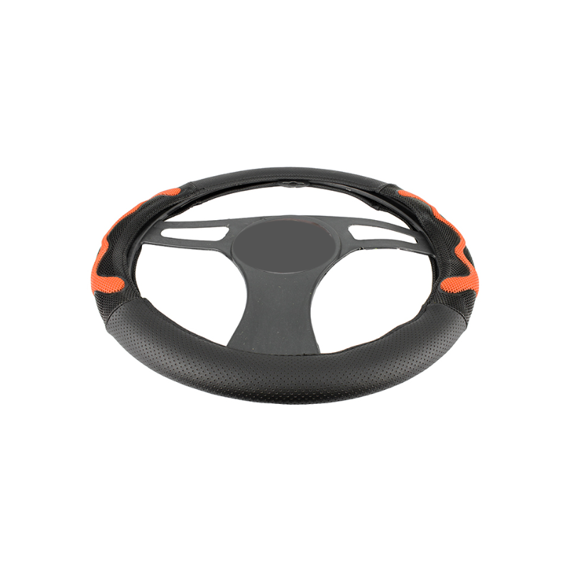 Калъф за волан 38см, с 3D оранжеви ленти