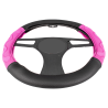Калъф за волан 38см, с 3D розови ленти