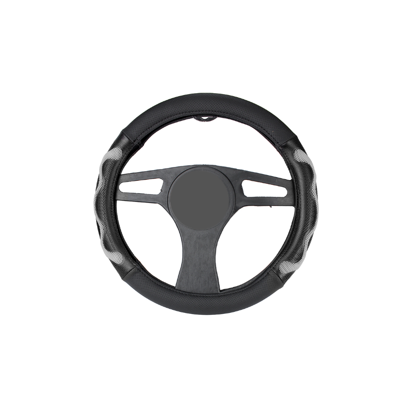 Калъф за волан 38см, с 3D сиви ленти