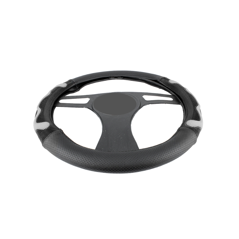 Калъф за волан 38см, с 3D сиви ленти