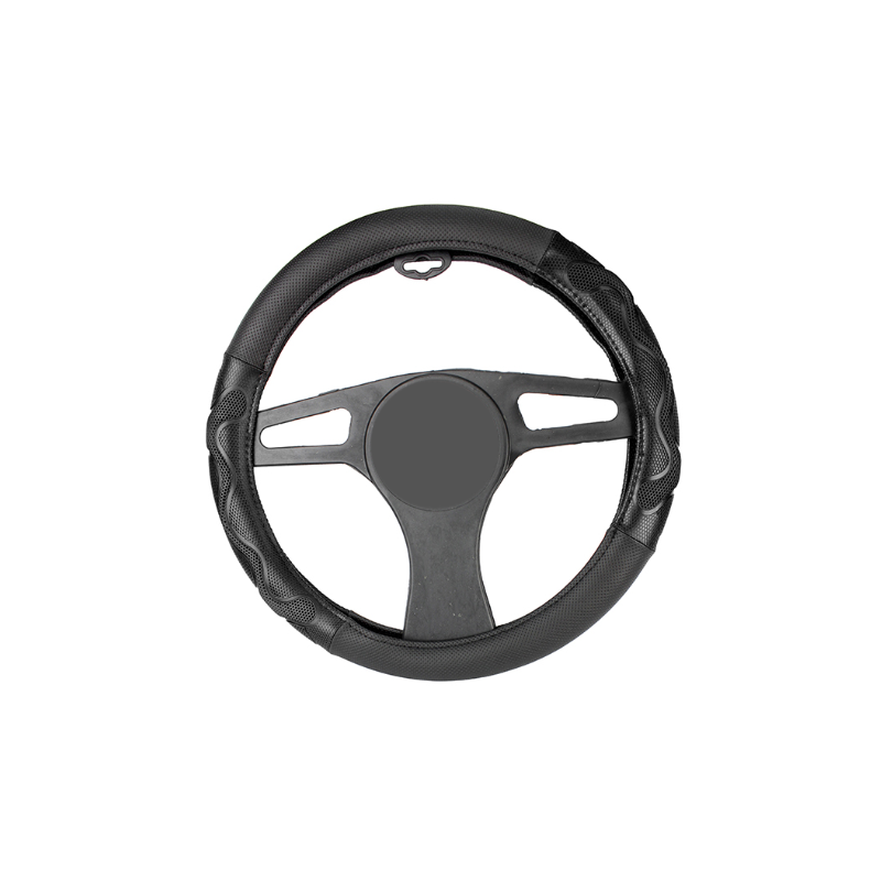 Калъф за волан 38см, с 3D черни ленти
