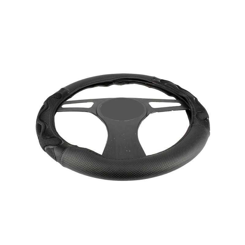 Калъф за волан 38см, с 3D черни ленти