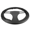 Калъф за волан 38см, с 3D черни ленти