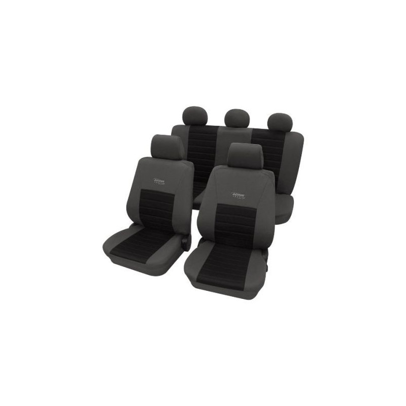 Тапицерии за седалки Petex "Active Sports" - Черно-сив цвят