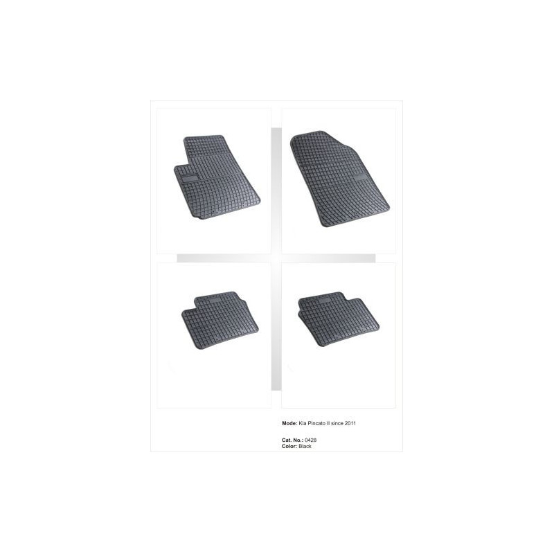 Гумени стелки за KIA Picanto II (2011-2017)