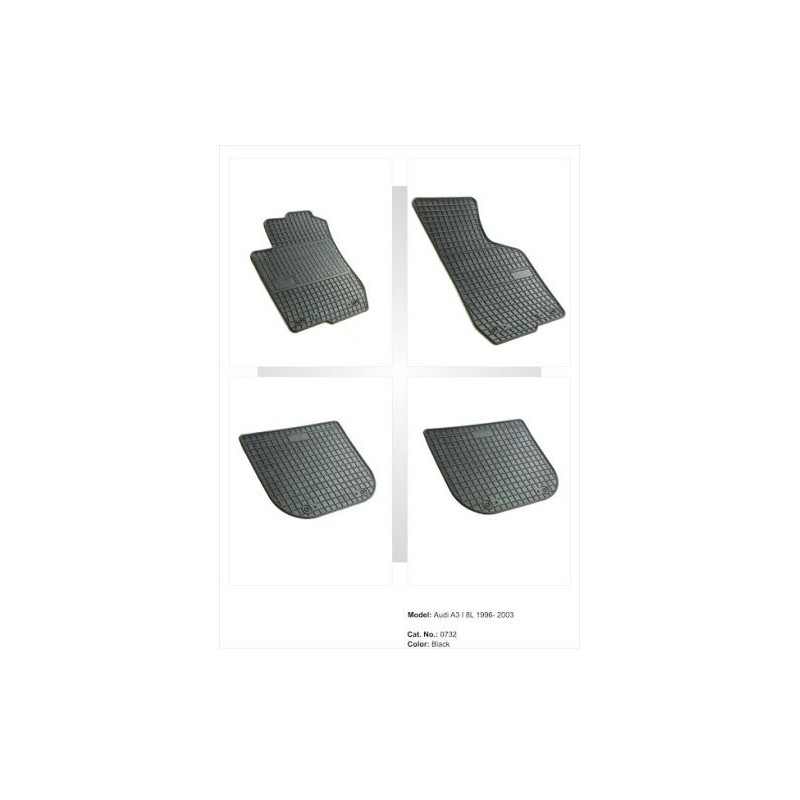 Гумени стелки за AUDI A3 8L (1996-2003)