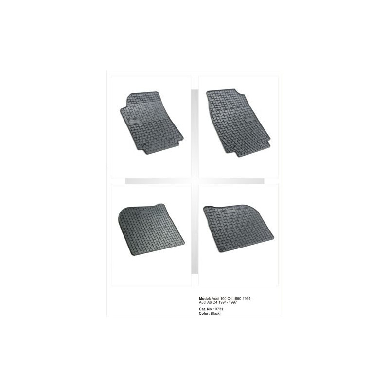 Гумени стелки за Audi 100 (1990-1994) / A6 C4 (1994-1997)