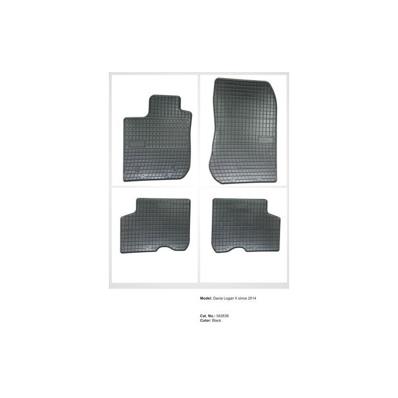 Гумени стелки за Dacia Logan 2 (2013+)