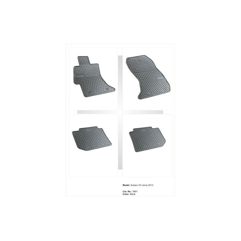 Гумени стелки за Subaru Impreza (2011-2016) / Levorg combi (2016-2020) / XV (2011-2017)