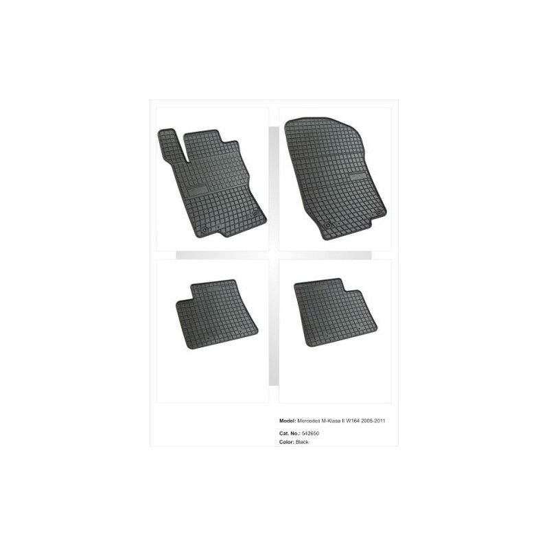 Гумени стелки за MERCEDES ML W164 (2005-2011) / GL X164 (2006-2012)