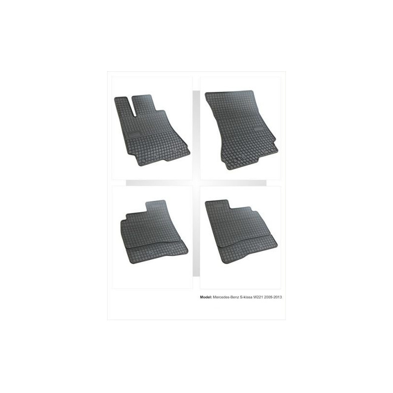 Гумени стелки за MERCEDES S-Class W221 (2005-2012)