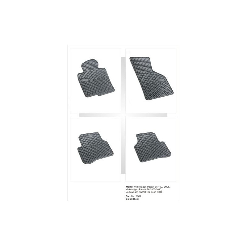 Гумени стелки за VW Passat B5 / B5.5 (1996-2005)
