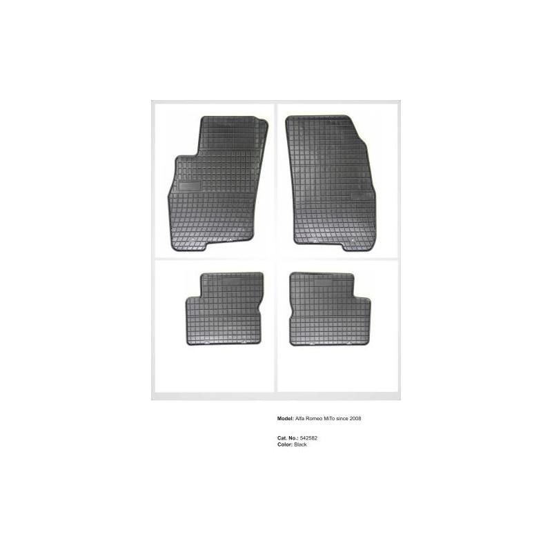 Гумени стелки за FIAT Grande Punto / Evo (2005-2012)