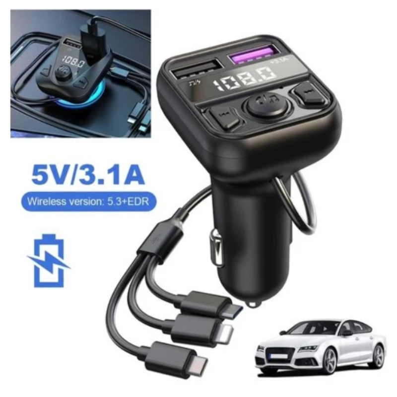 Трансмитер и зарядно с 3 Кабела