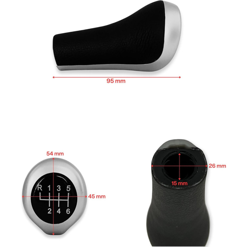 Топка за скоростен лост за BMW Е30 Е32 Е34 Е36 Е38 Е39 Е46 Е60 Е61 Е63 Е64 Е81 Е82 Е87 Е88 Е89 Е90 Е91 Е92 Е93 6 скорости