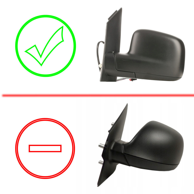 Kапак за огледало за VW Transporter T5, Caddy III Ляв