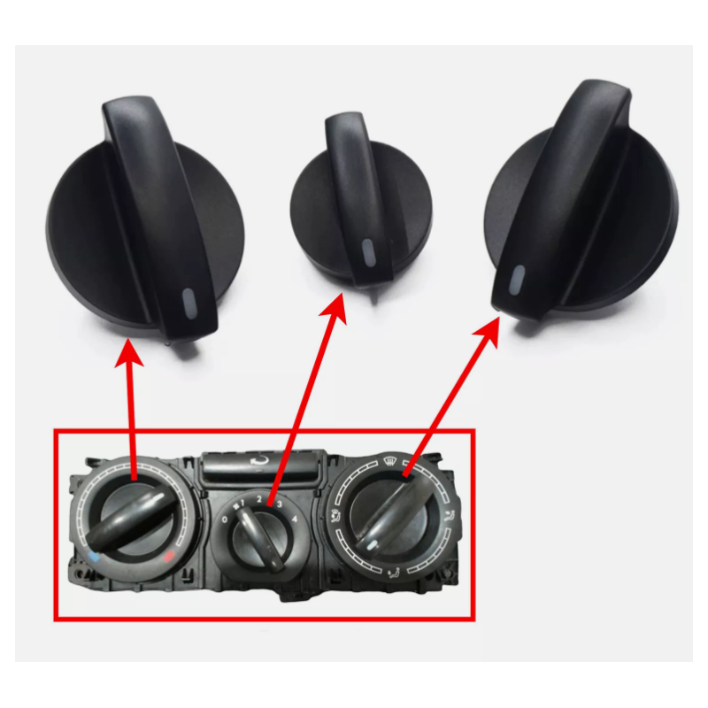 Комплект бутони за регулиране на климатизацията за VW Transporter T5 7H0819045F