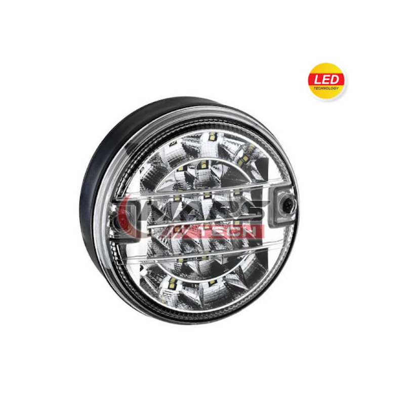 Стоп диоден 24V бял M720105