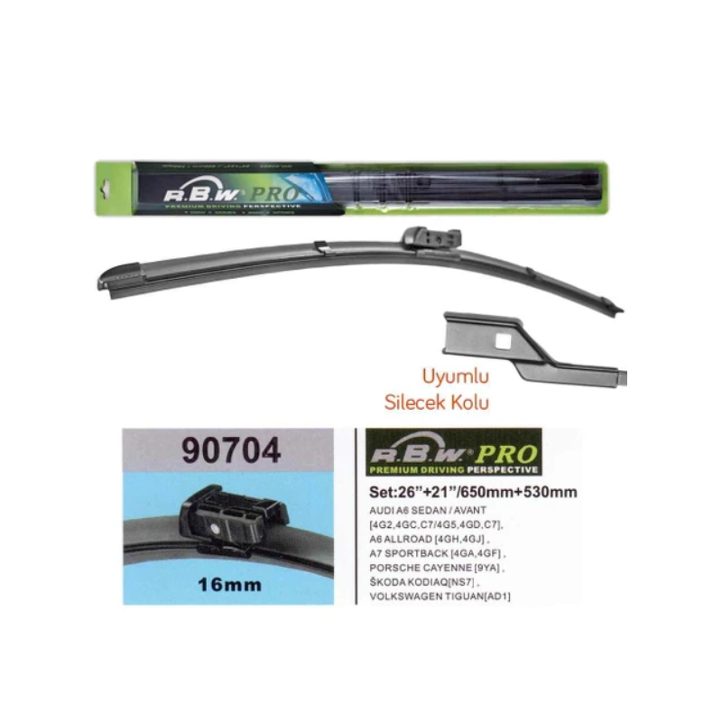 Чистачки за AUDI A6-A7, Skoda Kodiaq, VW Tiguan (26+21)